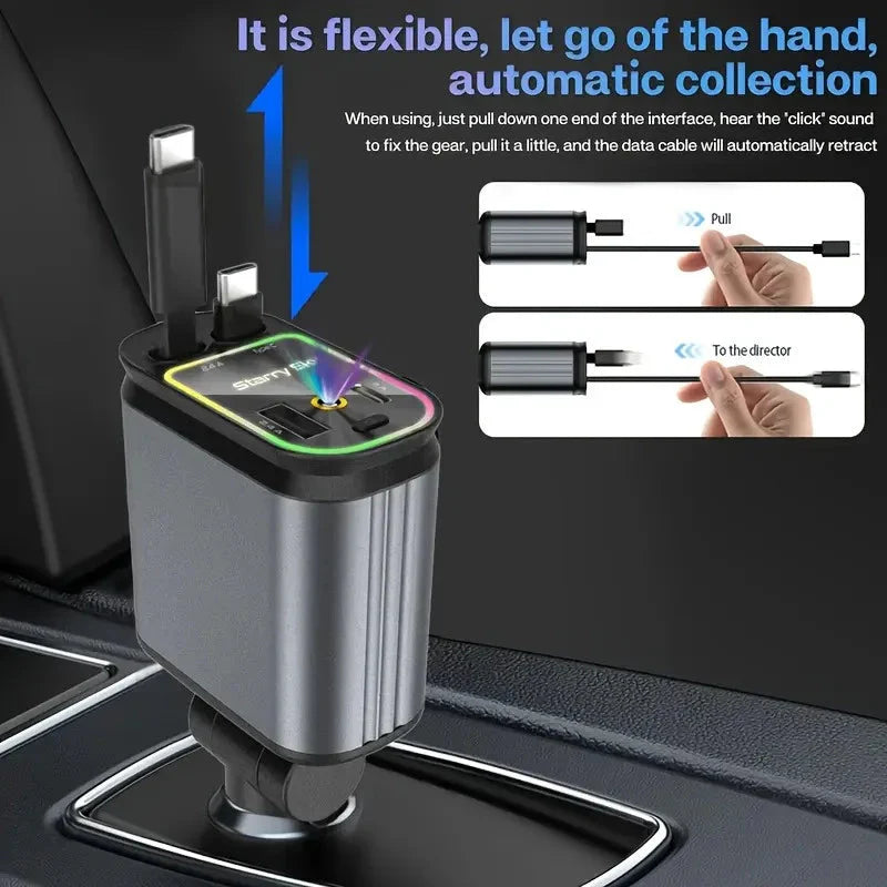 Dabfavshop Best Retractable Charger for Cars