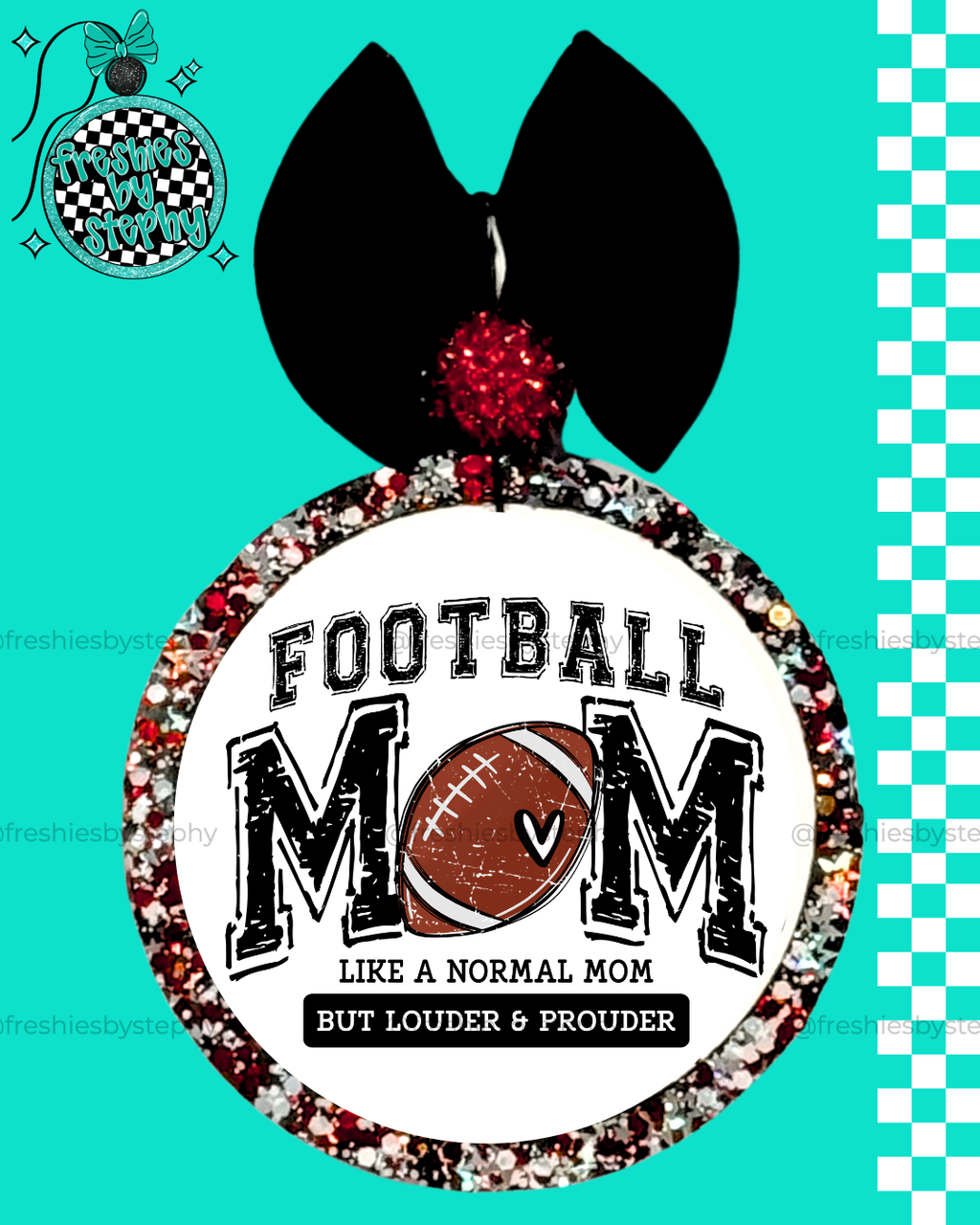 Football Mom Car Air Freshener | Loud Proud Sports Mom Gift